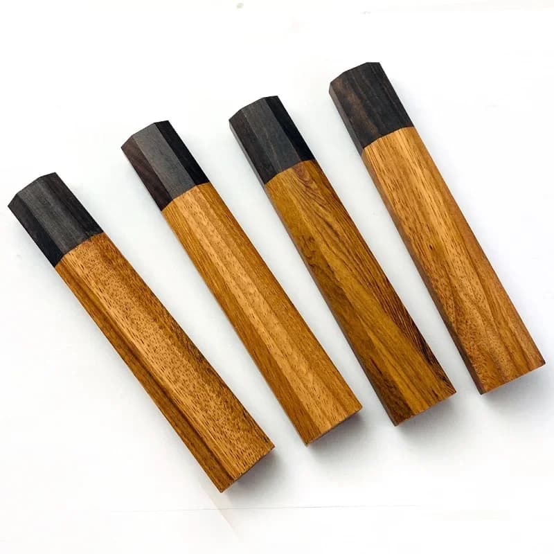 Coltello da Cucina Giapponese RHON Yanagiba per Salmone e Sushi, Coltello Deba per Tagliare la Testa del Pesce, Coltello per Verdure con Manico Ottagonale Fai-da-Te
