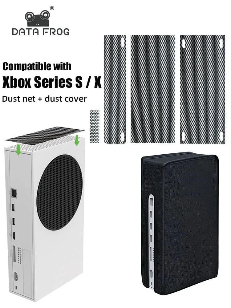 DATA FROG Removable Washable Dust Proof Protective Cover Filter Kit For Xbox Series S Game Console Accessories