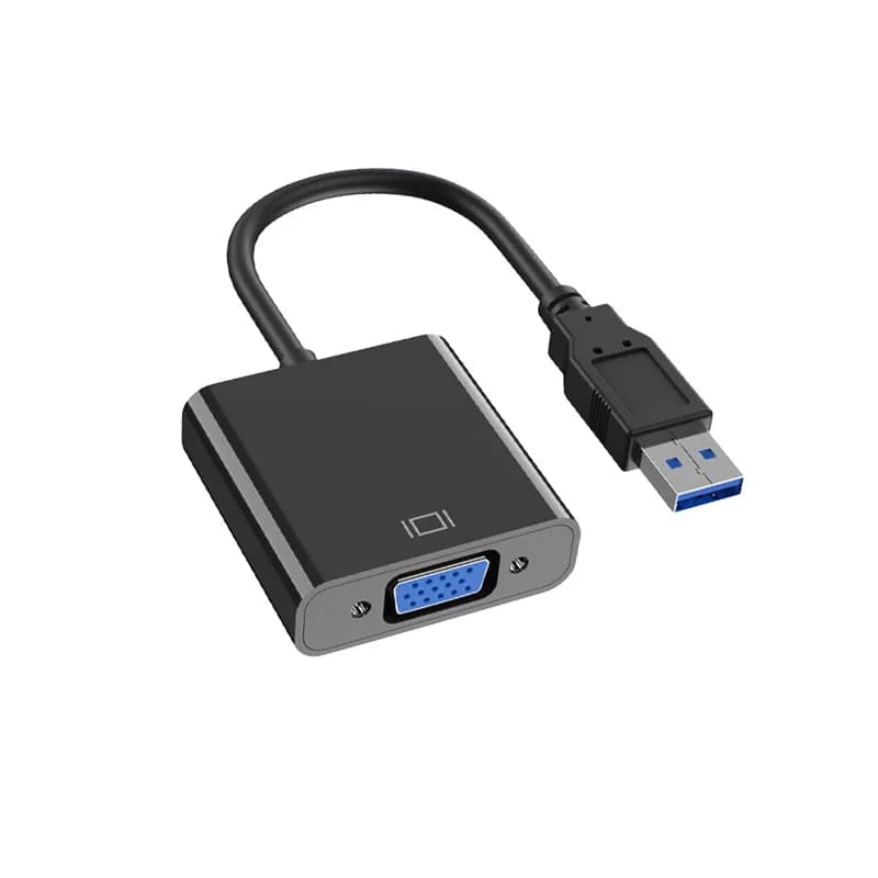 USB 3.0 To VGA Female Adapter External Video Card Multi Display Converter For Desktop Laptop PC Monitor Projector HDTV