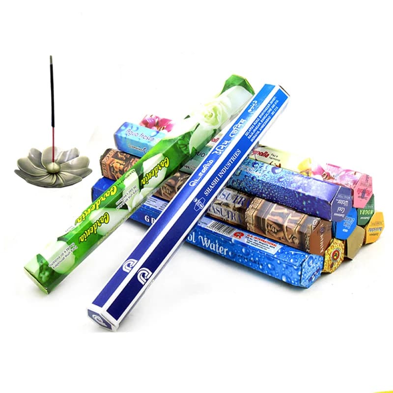 Natural 20 Sticks/box White Sage Indian Incense Sticks 58 Kinds of Scents for Choosing 22.5cm Palo Santo Sandalwood Joss Sticks