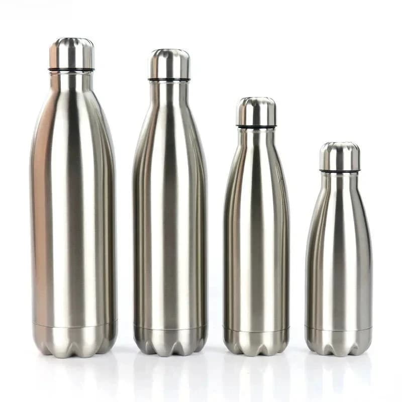 350/500/750/1000ml Stainless Steel Insulated Water Bottle Double Wall Bottles for Sports Bottles Girls