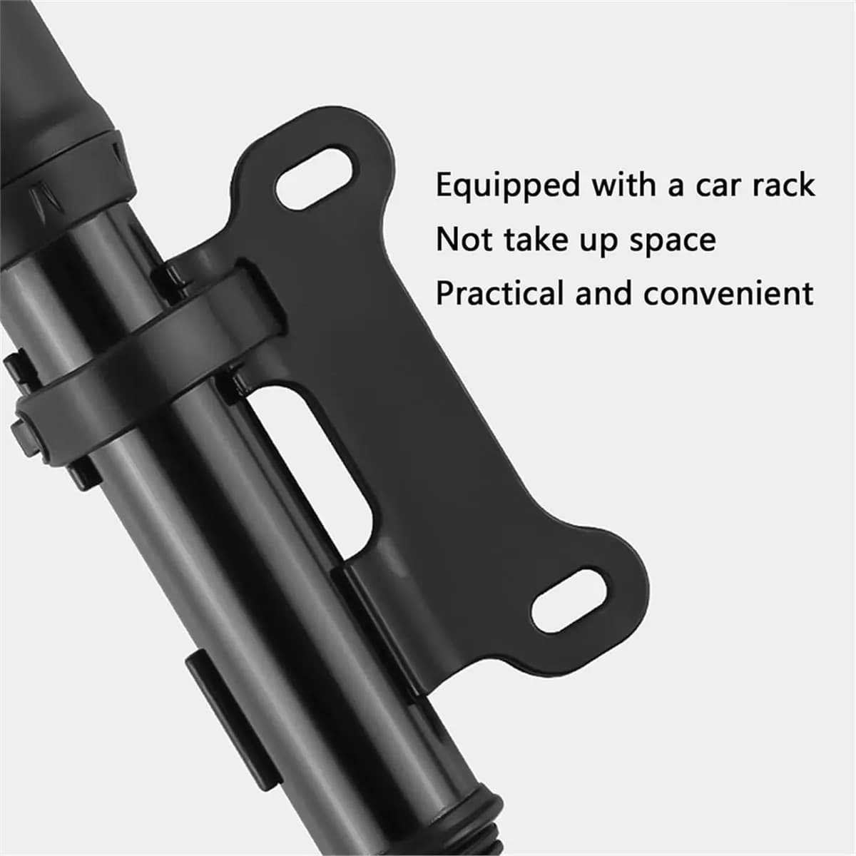 (LBER) Pompa per pneumatici da bici, mini pompa per bici da strada, mountain bike e bici da corsa, alta pressione, include kit di montaggio
