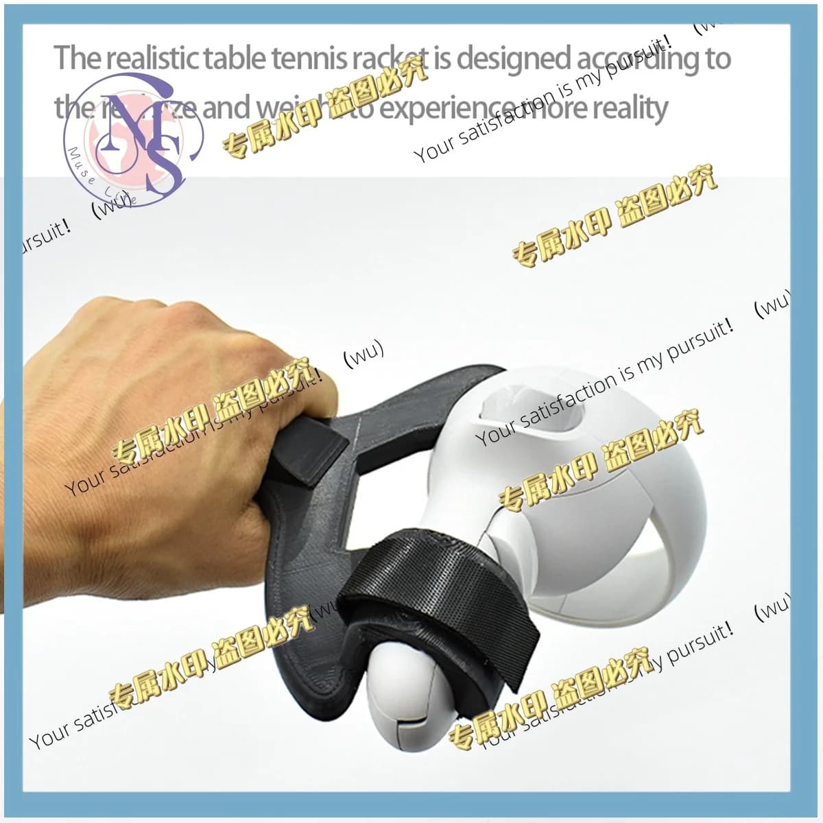 Table tennis racket grip handle for Oculus Quest2 accessories, touch controllers, and table tennis VR games