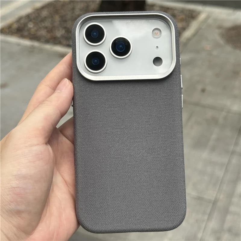 Tessuto tecnologico originale per custodia Magsafe per IPhone 17 16 Pro Max 17Pro Touch attivo Pulsante fotocamera Cover posteriore magnetica