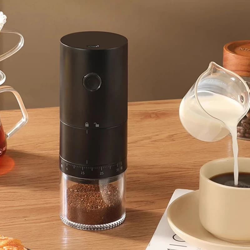 Macinacaffè elettrico 2025 Macinacaffè automatico ricaricabile Macinacaffè portatile con nucleo in ceramica