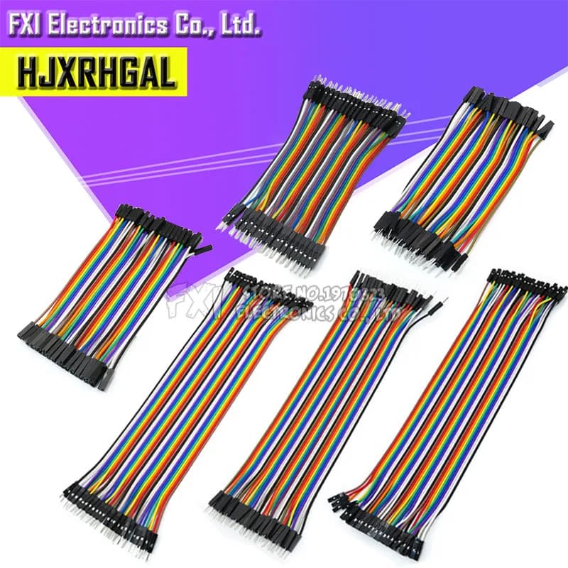 Pont line 120pcs 10cm 20cm male to male + male to female and female to female bridge cable Dupont for Arduino DIY kit