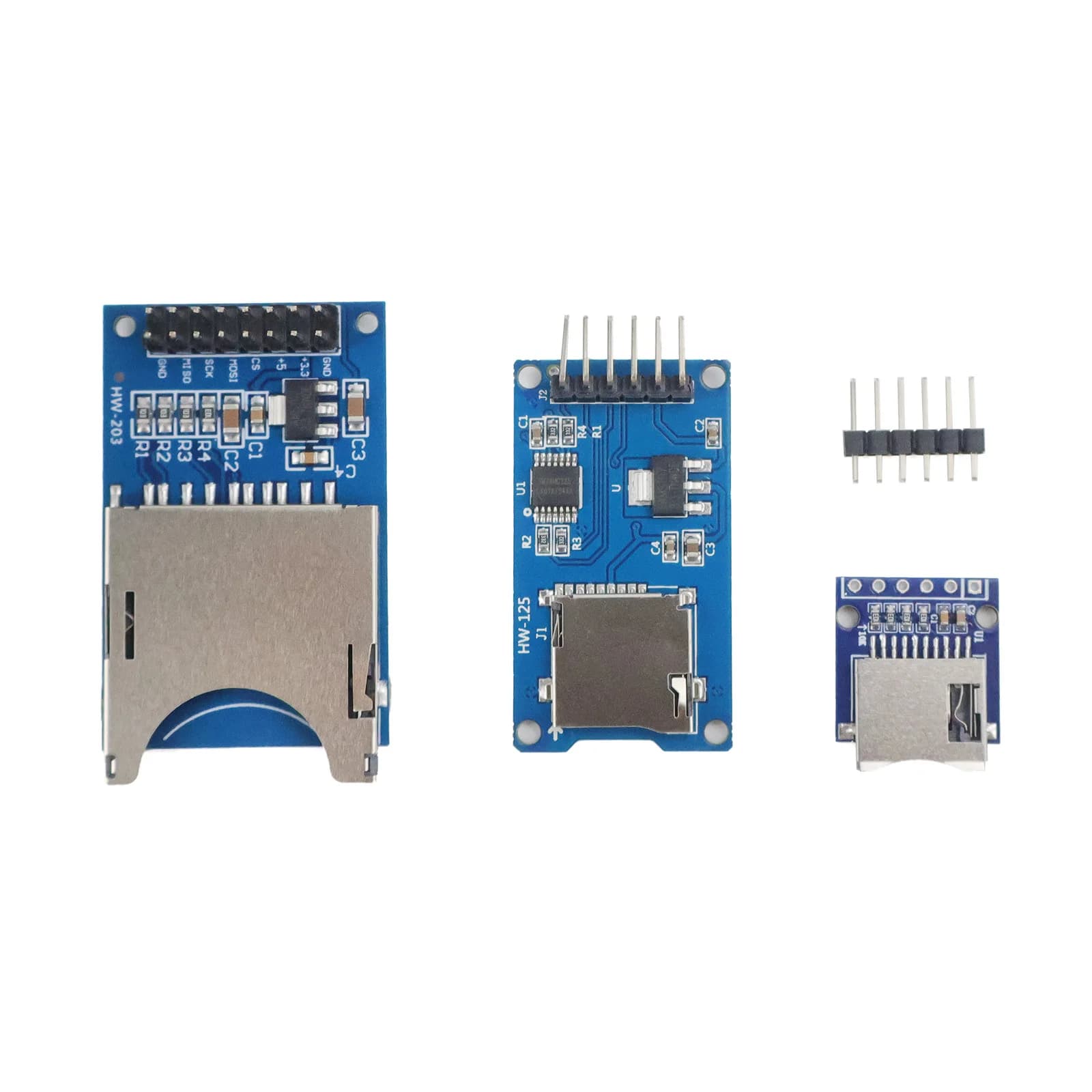 1Pcs Micro SD Card Mini TF Card Reader Module SPI Interfaces With Level Converter Chip 5V/3.3V For Arduino DIY KIT