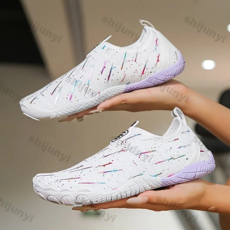 Women's Quick Drying Light Trampoline Shoes 2025 Fashionable Breathable Casual Sport Shoes Comfortable Trekking Shoes