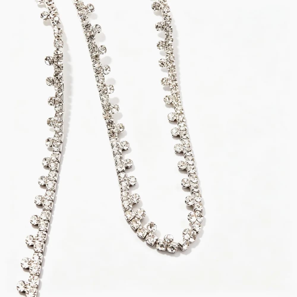 1cm Full Copper Welded Rhinestone Chain Crystal Cup Trim DIY Sewing Accessory for Garment Headdress Bag Home Decoration
