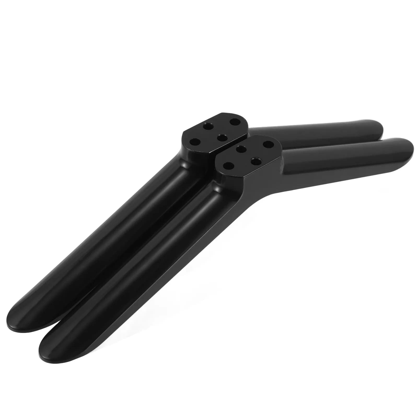 2Pcs Replacement TV Stand Legs Black Universal Base for 40 Inch Flat Screen Tvs Bedroom Living Room TV Holder Monitor Mount