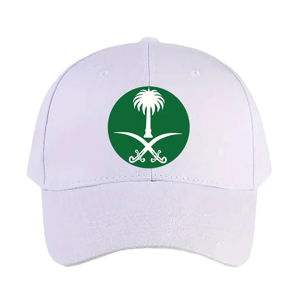 Cappello da baseball casual estivo con bandiera dell'Arabia Saudita per uomo e donna, regolabile con visiera curva, cappello da escursionismo e pesca, berretto a becco d'anatra