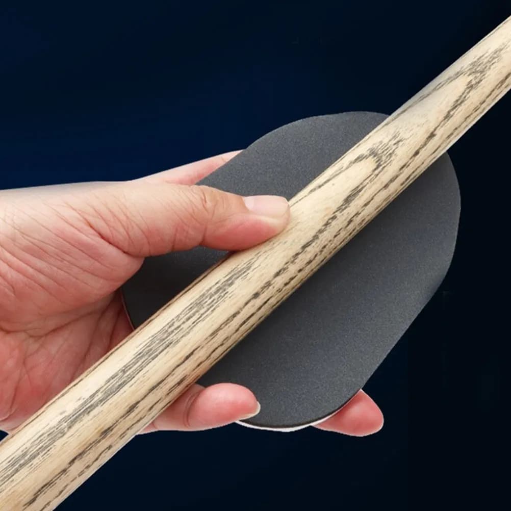 Professional Billiard Cue Cleaner Pad Soft Wear Resistant Sponge for Pool Stick Shaft Polishing Easy Grip Design Convenient Pool