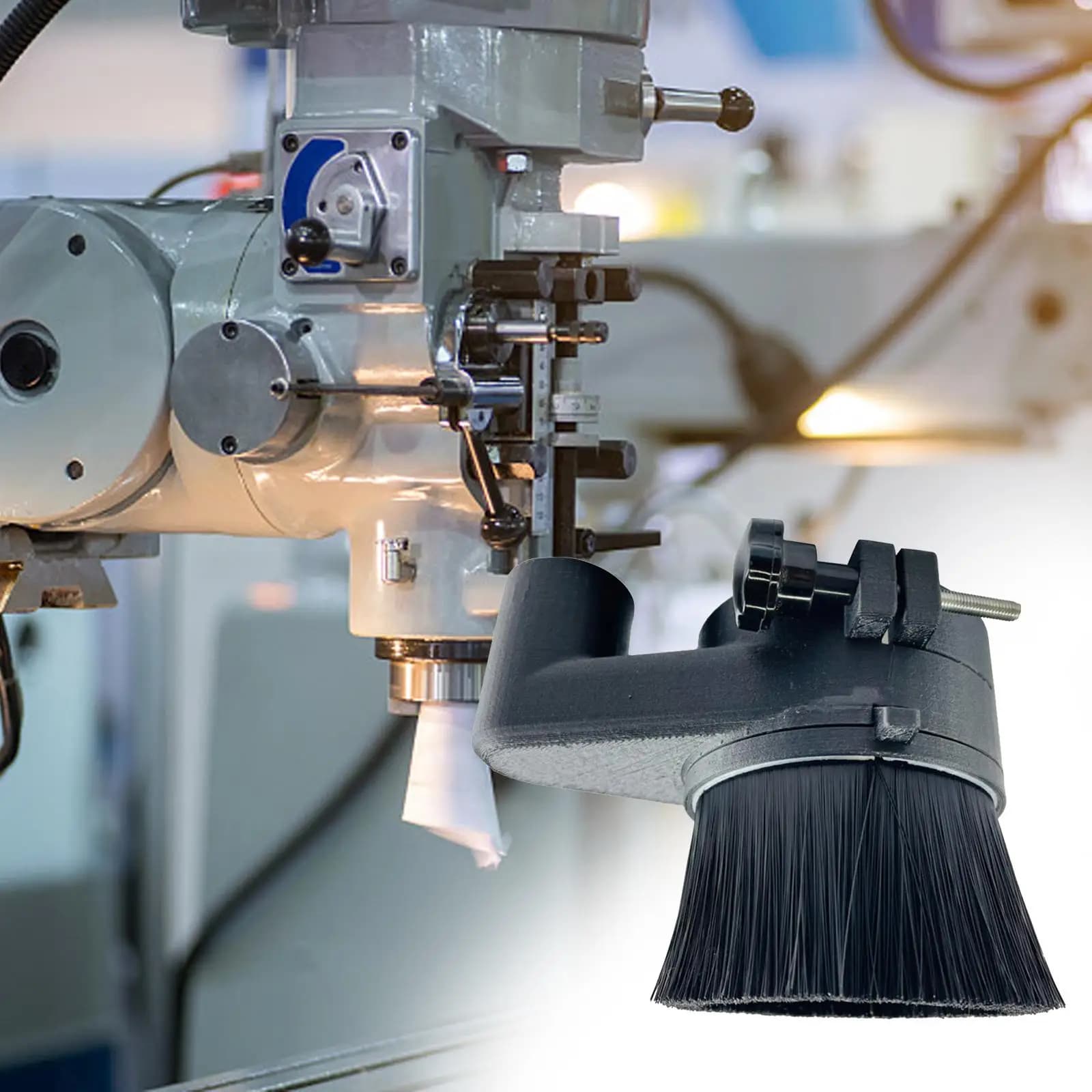Copertura Antipolvere per Mandrino di Macchina CNC, Spazzola Antipolvere per Incisore CNC, Fresatrice, Utensile per Lavorazione del Legno