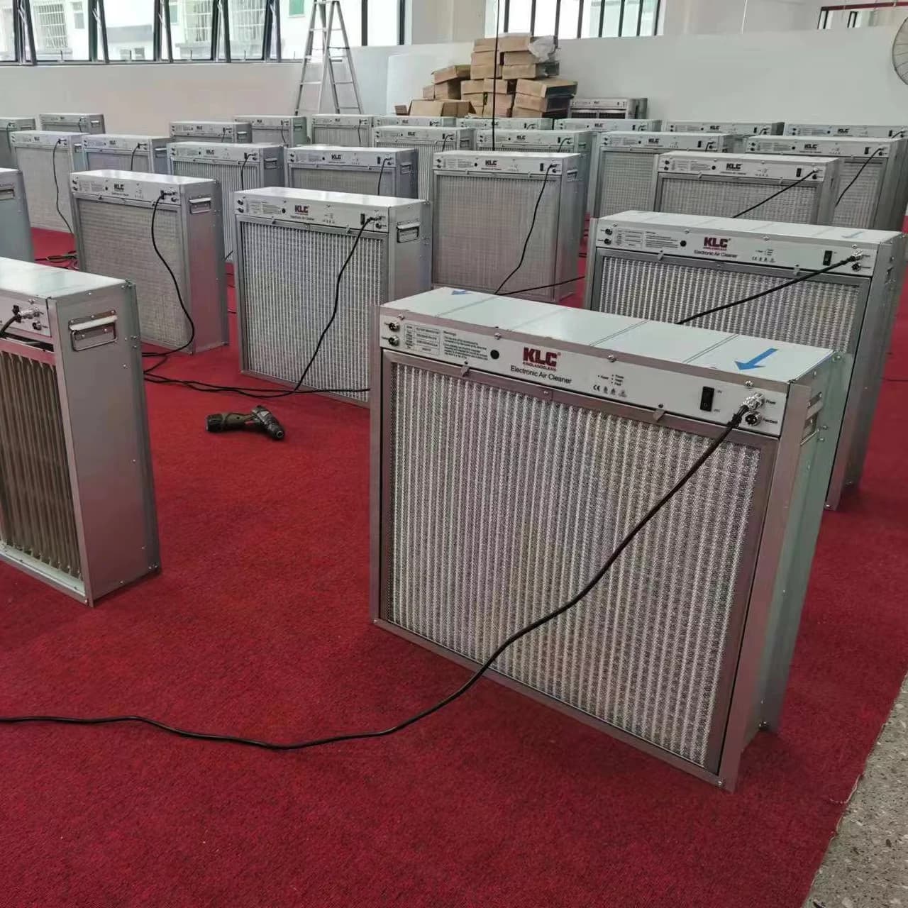 Filtro antifumo ESP per purificatore d'aria commerciale di grande volume d'aria per grasso del sistema di ventilazione