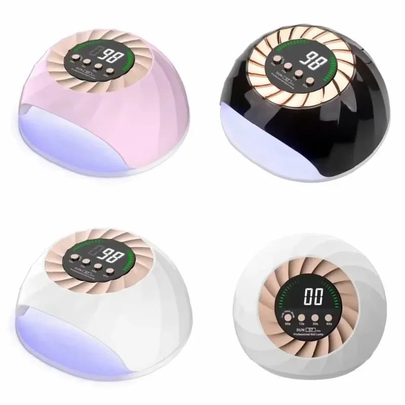268W High Power LED UV Nail Lamp for Gel Polish, Fast Curing Professional Salon Manicure Dryer