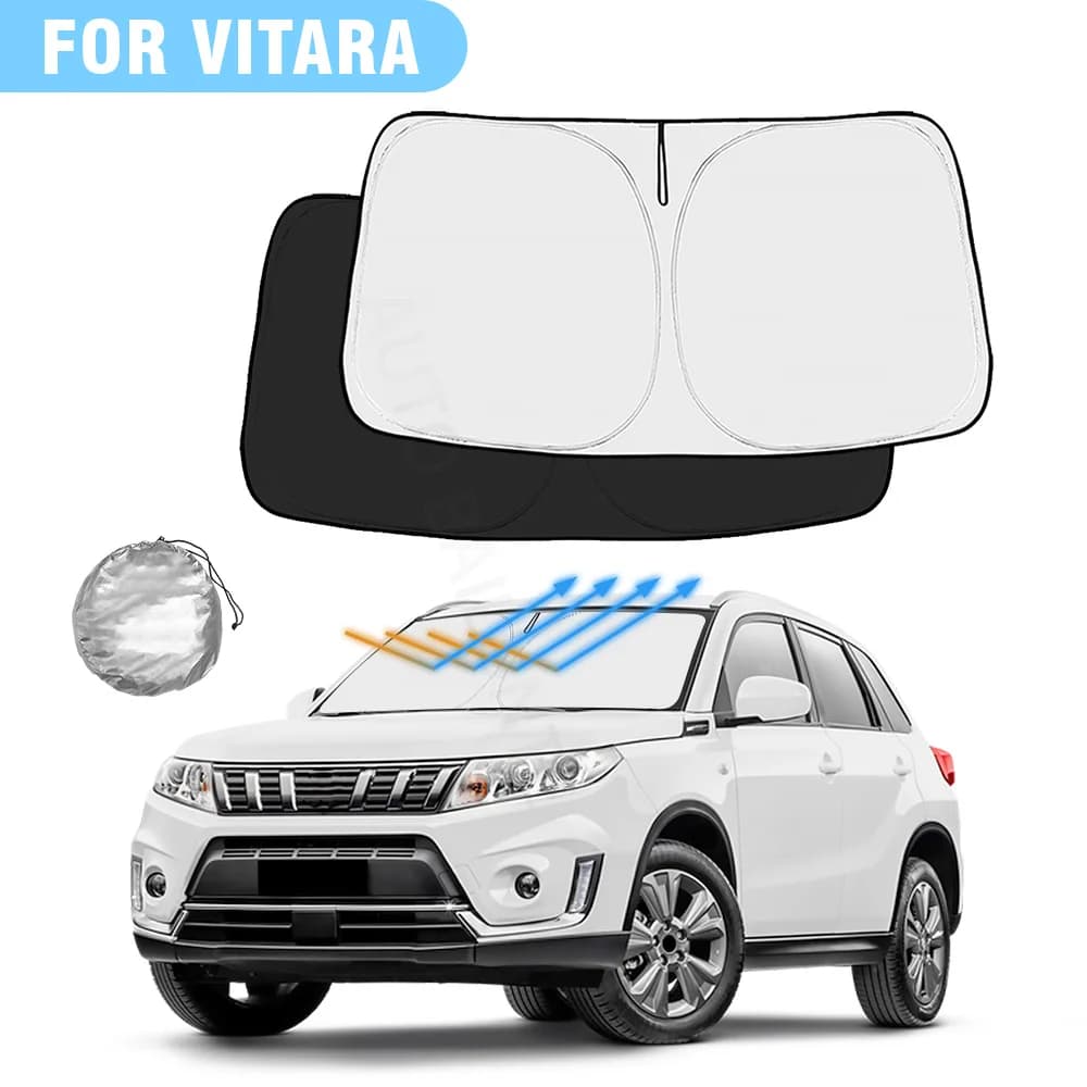 Per Suzuki Vitara 2014 2015 2016 2017-2024 Auto Parabrezza Parasole Copertura Finestra Anteriore Parasole Visiera Auto Interni Protezione UV