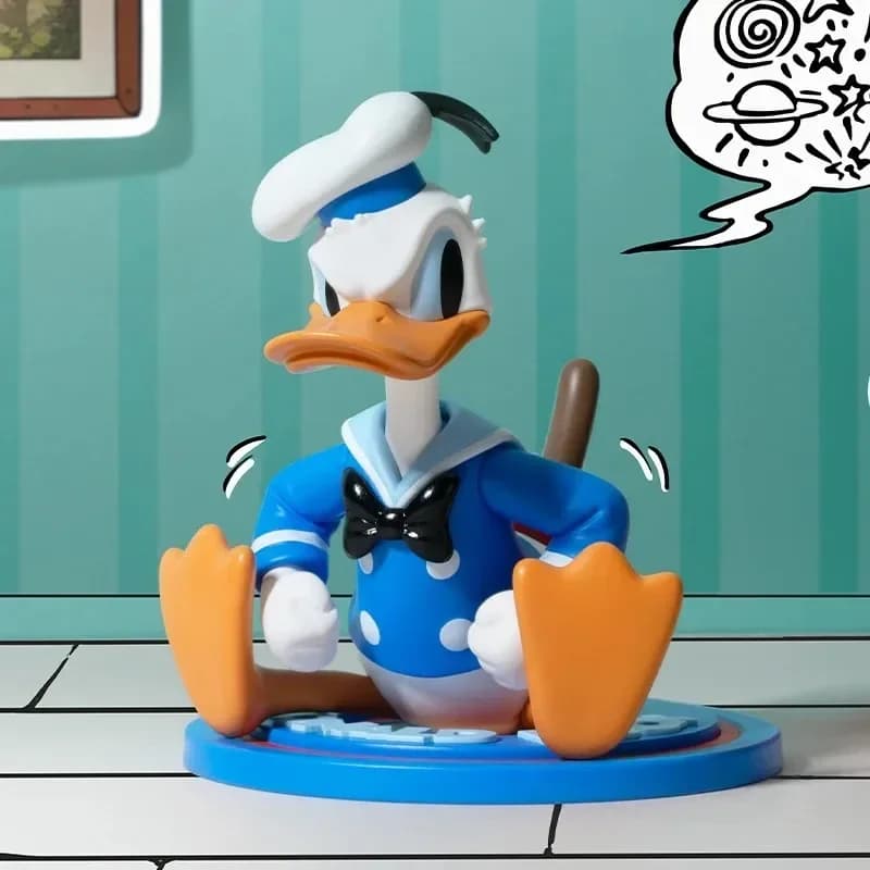 POPMART Disney Paperino Serie 90° anniversario Scatola cieca alla moda Giocattoli Scatola misteriosa Mistery Action Figure Regalo a sorpresa