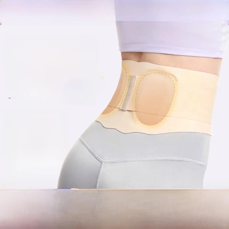 Cintura di Supporto Lombare Ultra-Sottile e Traspirante per Donne, Leggera Fascia per Yoga e Fitness, Supporto per Caviglia