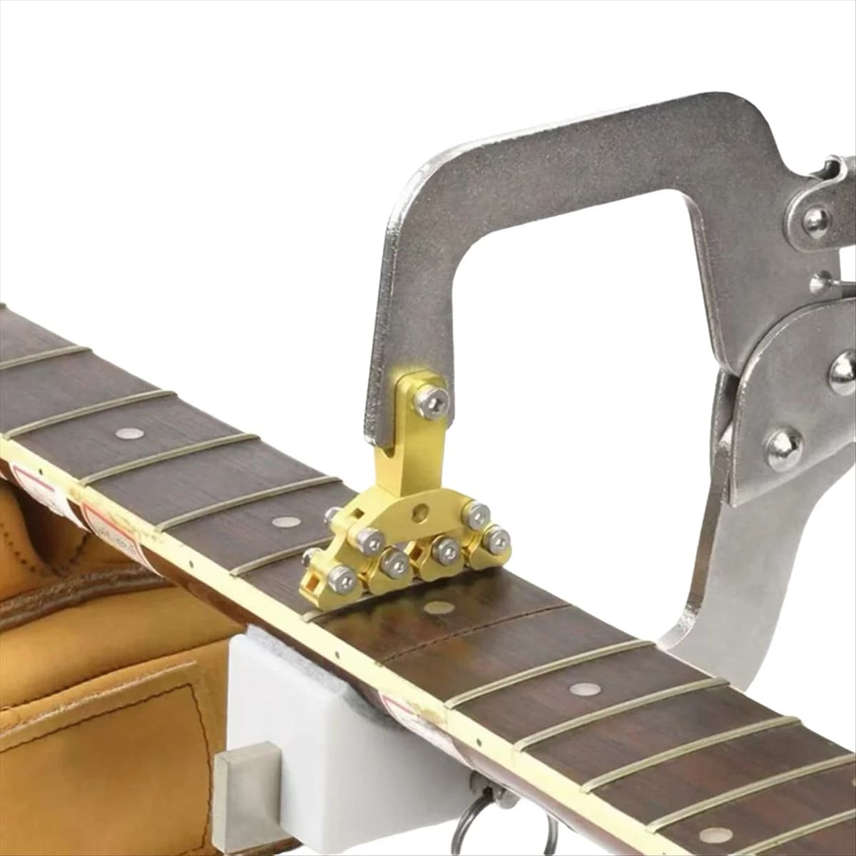 NUOVO strumento per inserto pressa per tasti portatile per tastiera, chitarra, liutaio, chitarre fai da te, strumenti per riparazione di fretting per ukulele