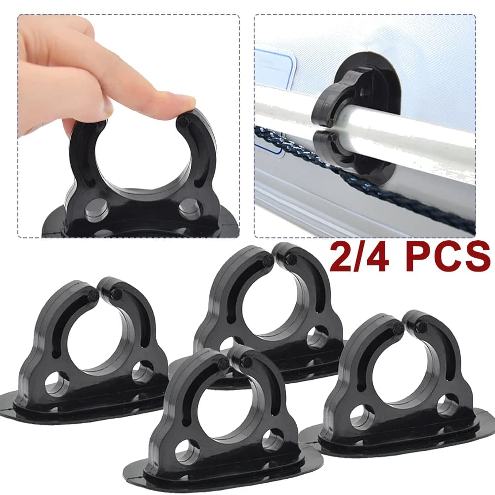 2/4 pieces support for storing clips for paddles for plastic rubber boat support for kayaking canoe boats inflatable boat