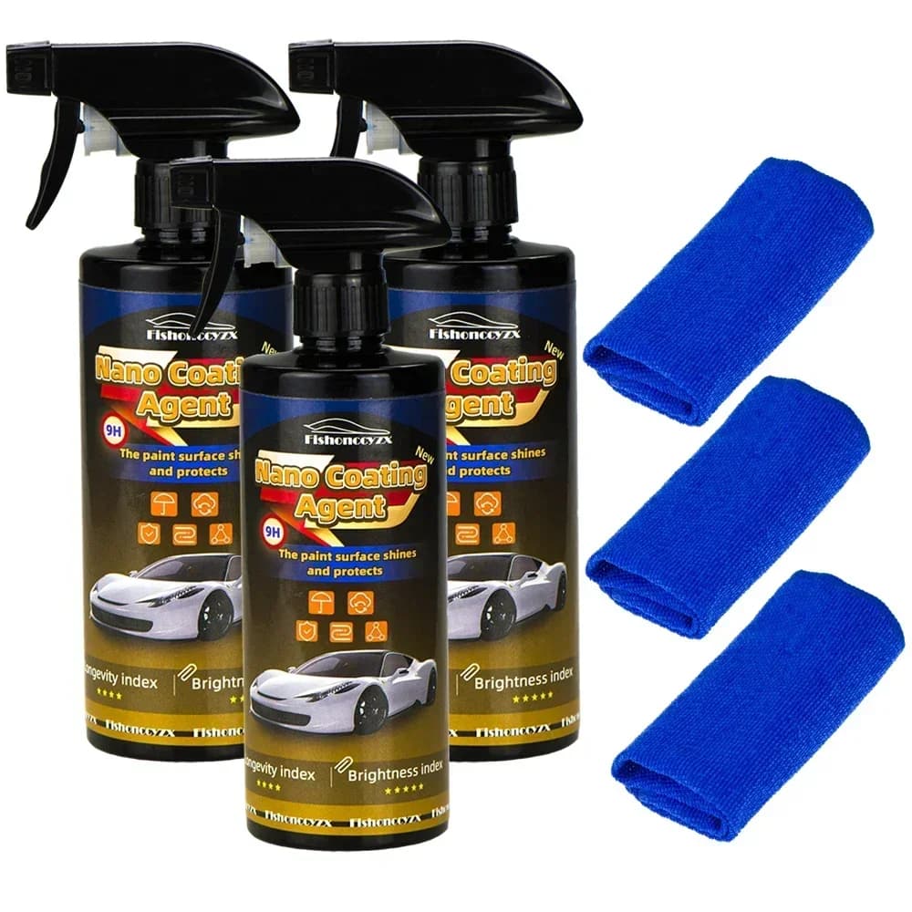 1500ML Rivestimento per auto in ceramica 9H Nano Vetro liquido placcato Cristallo idrofobico Lucidatura impermeabile Durezza della vernice Cera per lucidatura per auto