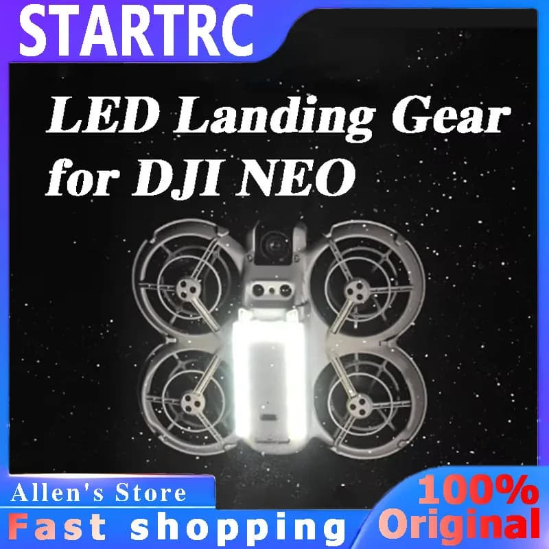 STARTRC DJI Neo Drone Landing trolley Protective support Light Tripod Rechargeable lamp for drones UAV Photo shoot