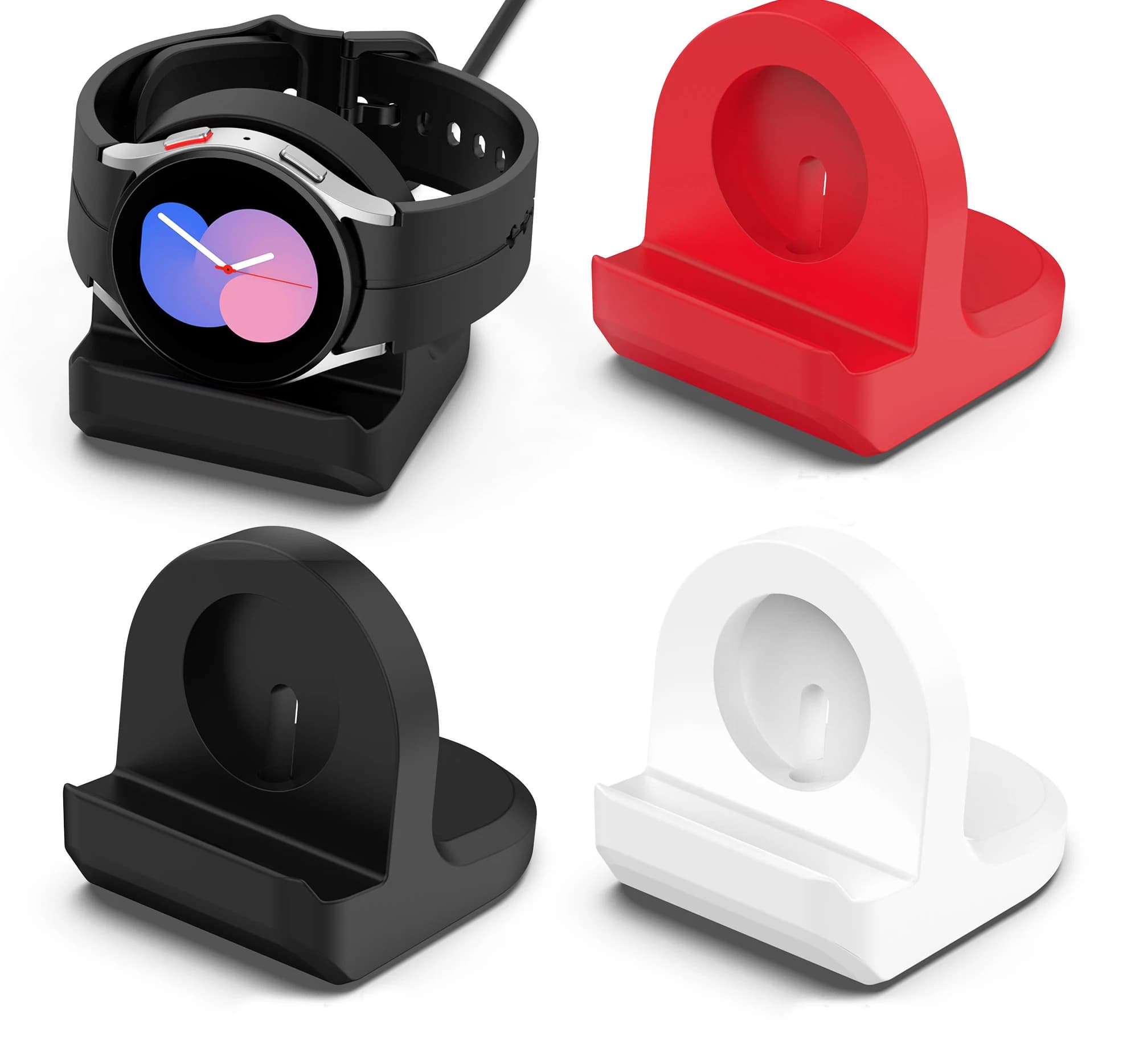 Supporto per base per caricabatterie dock Supporto per cavo di alimentazione USB per Samsung Galaxy Watch 8/7/Ultra/6/5 Pro 46mm 44mm 40mm Classic 47mm