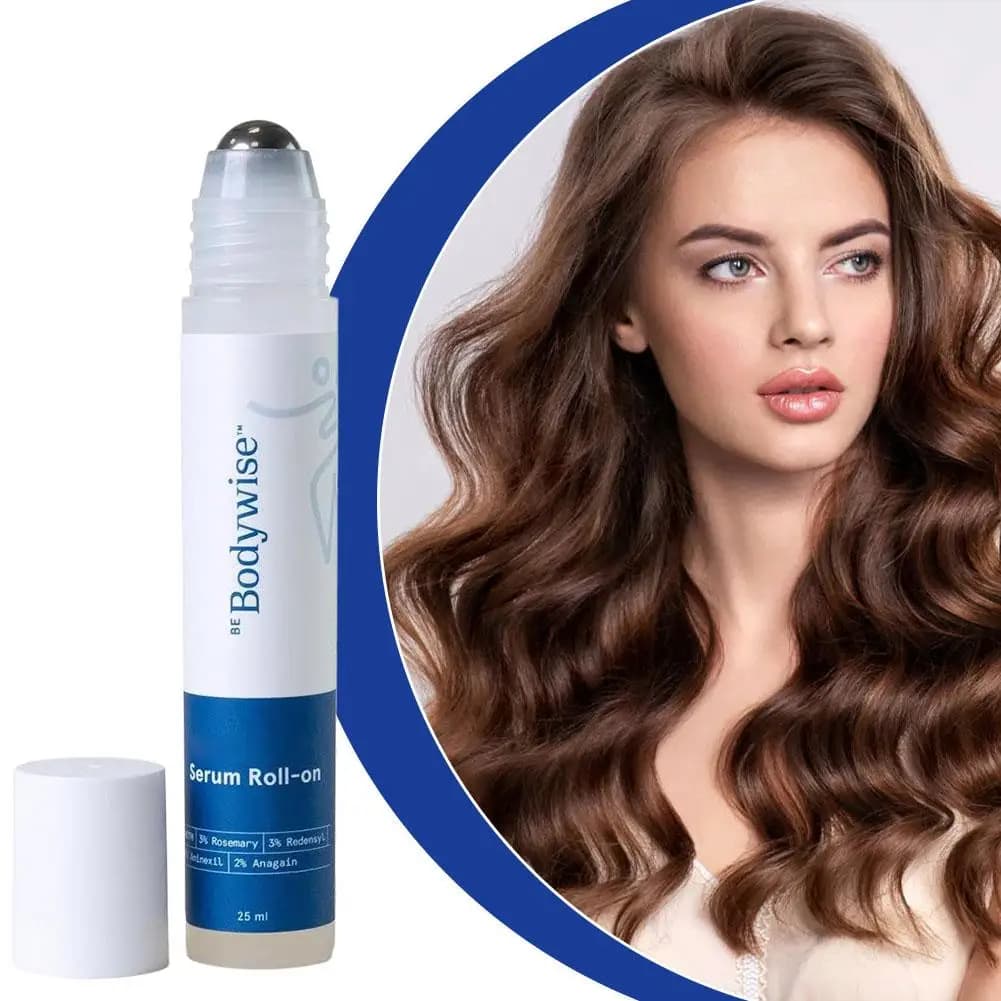 Rosmarino hydrating hair essence in 25 ml roll-on, strengthens hair roots, stretches hair, essential oil for hair care