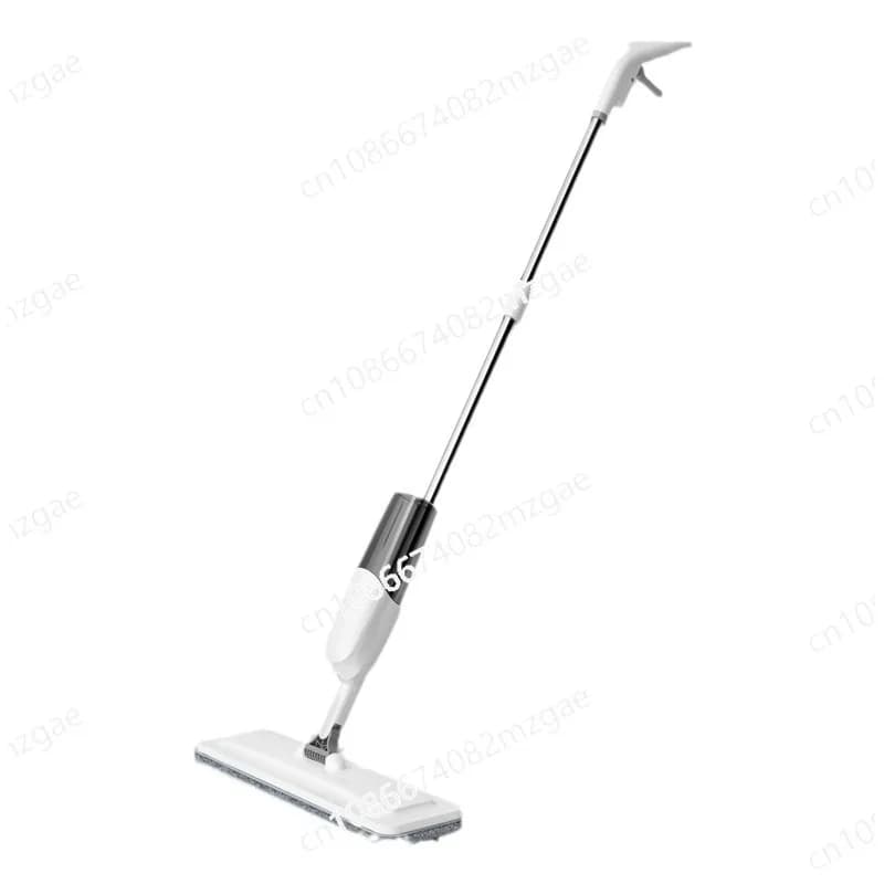 Mop per acqua a spruzzo piatto per uso domestico, uno strumento magico per pavimenti a doppio scopo, a rete pigra, asciutto e bagnato
