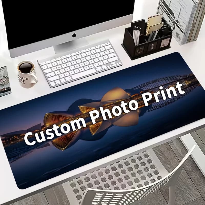 Customized Design Mouse Pad Personalized Photo Large Desk Mat Gaming Mousepad Custom Image for PC Laptop Office Decoration