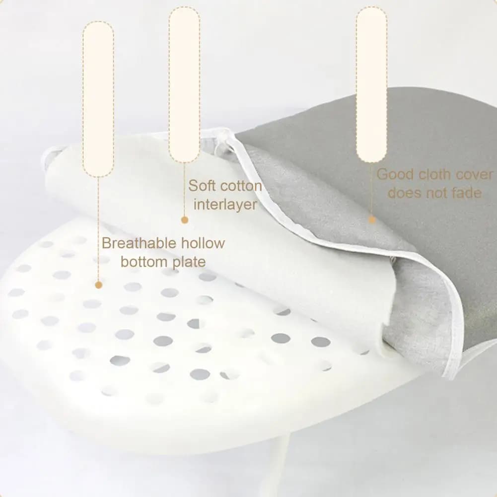 Compact Ironing Board Desktop Ironing Board Portable Mini Ironing Board with Foldable Legs Removable Heat-resistant for Home