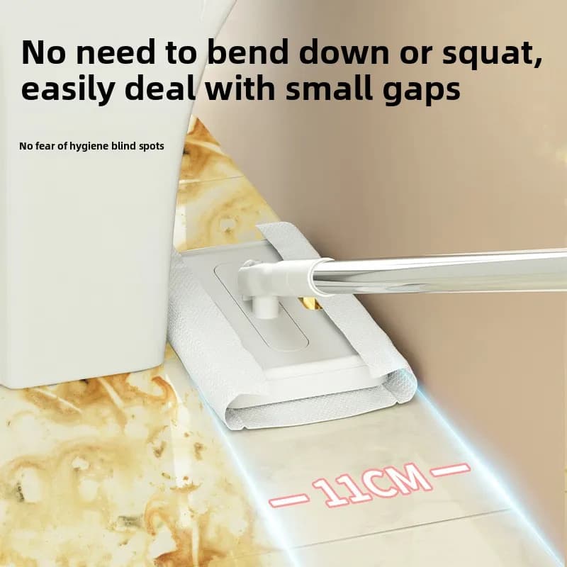 2026 Newly upgraded household cloth-clip mop automatic paper-clip hands-free washing lazyfacetowel electrostatic dust removalmop