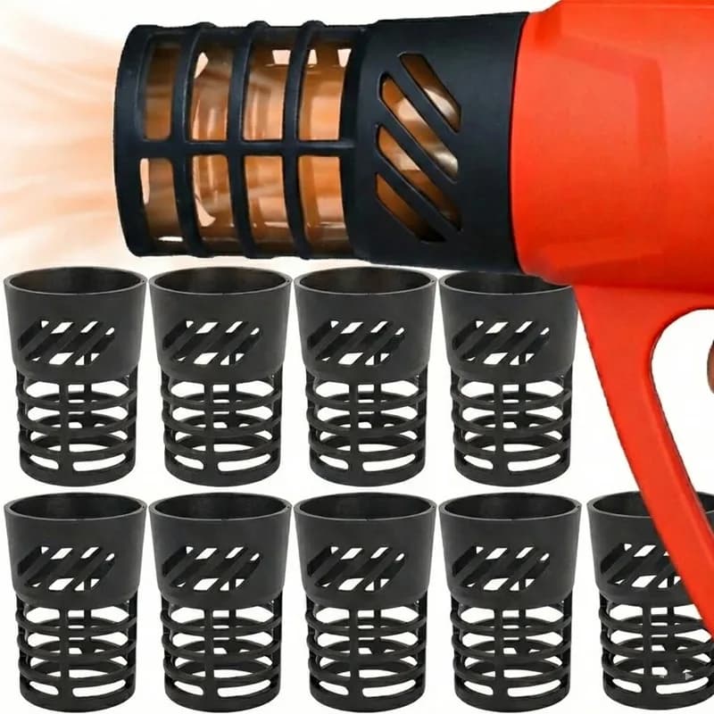 Copertura Protettiva per Ugello Pistola Termica, Rete Antiustione per Pellicola Vinilica Auto, Strumento di Restringimento, Kit Parti Resistenti ad Alta Temperatura
