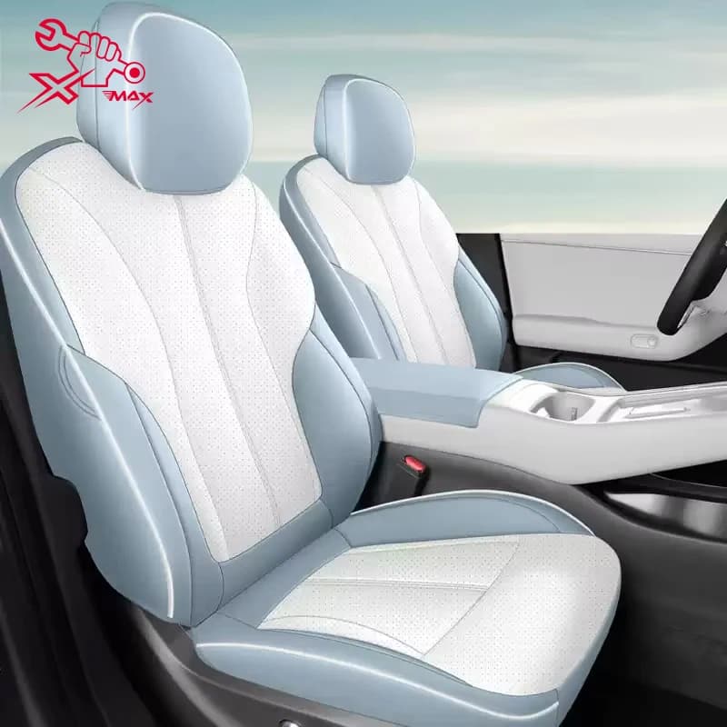 For XPeng P7 P7 + 2024 Car Seat Cover with Left Guide Custom Seat cushions for seats completely surrounded for all seasons