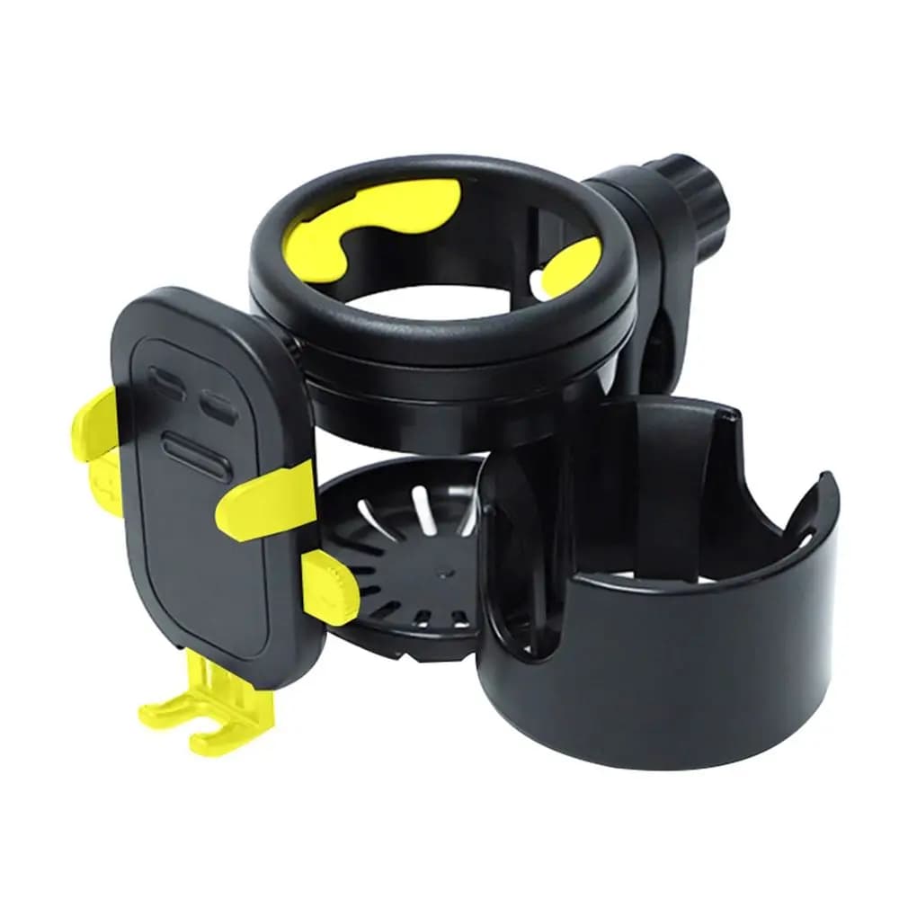 Portabicchieri 360 ° Portabicchieri portatile rotante per passeggino Accessori per passeggino Portabottiglie per passeggino Porta cellulare