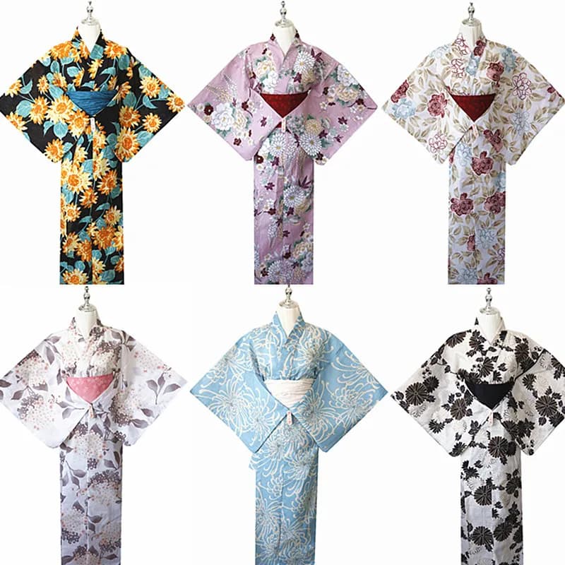 New Traditional Style Kimono Bathrobe Formal Wearing Photography Clothing Multi-Style Japanese Retro Fashion Ladies' Costume