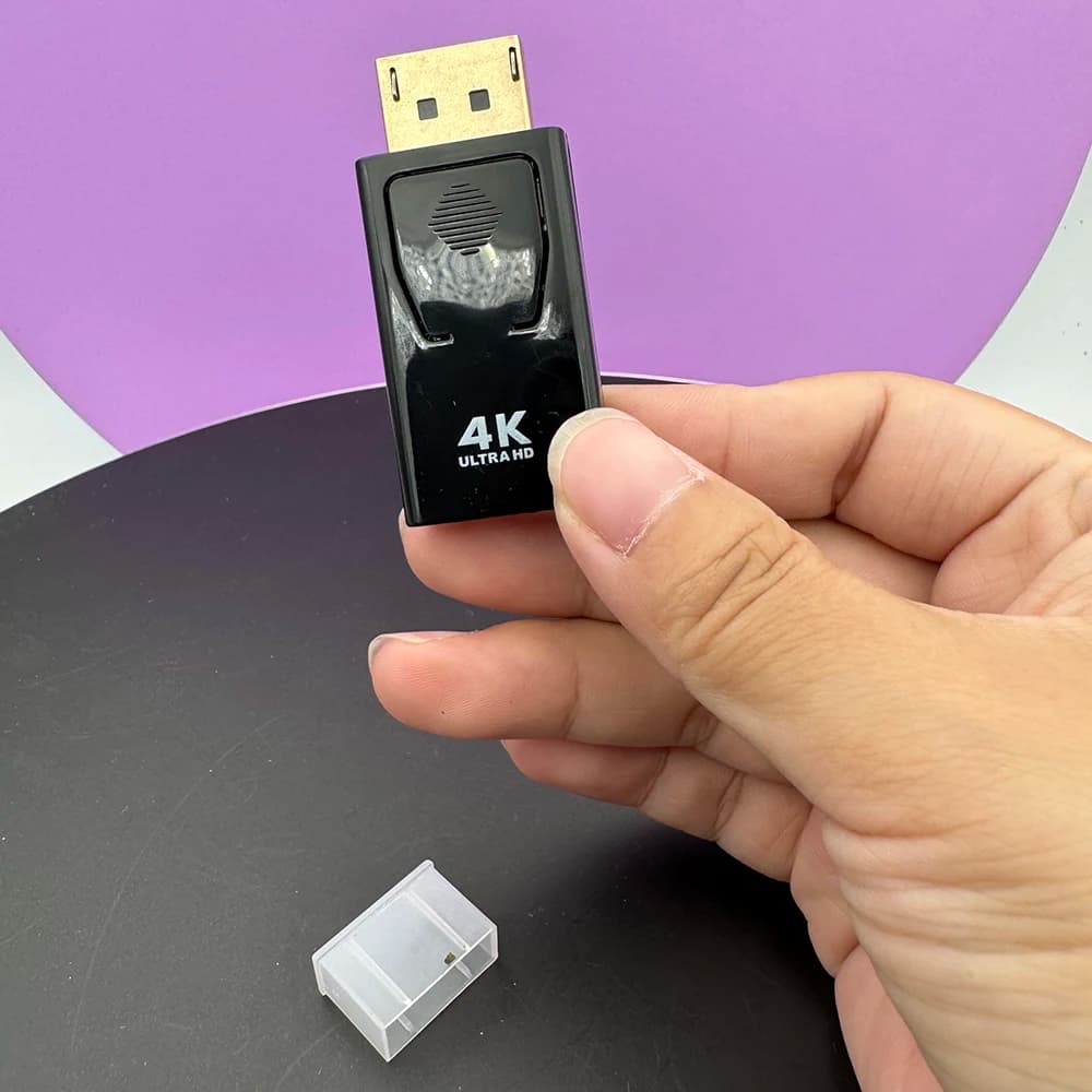Adattatore Convertitore DisplayPort a HDMI 4K Compatibile HD 1080P per PC, Laptop, Proiettori, HDTV
