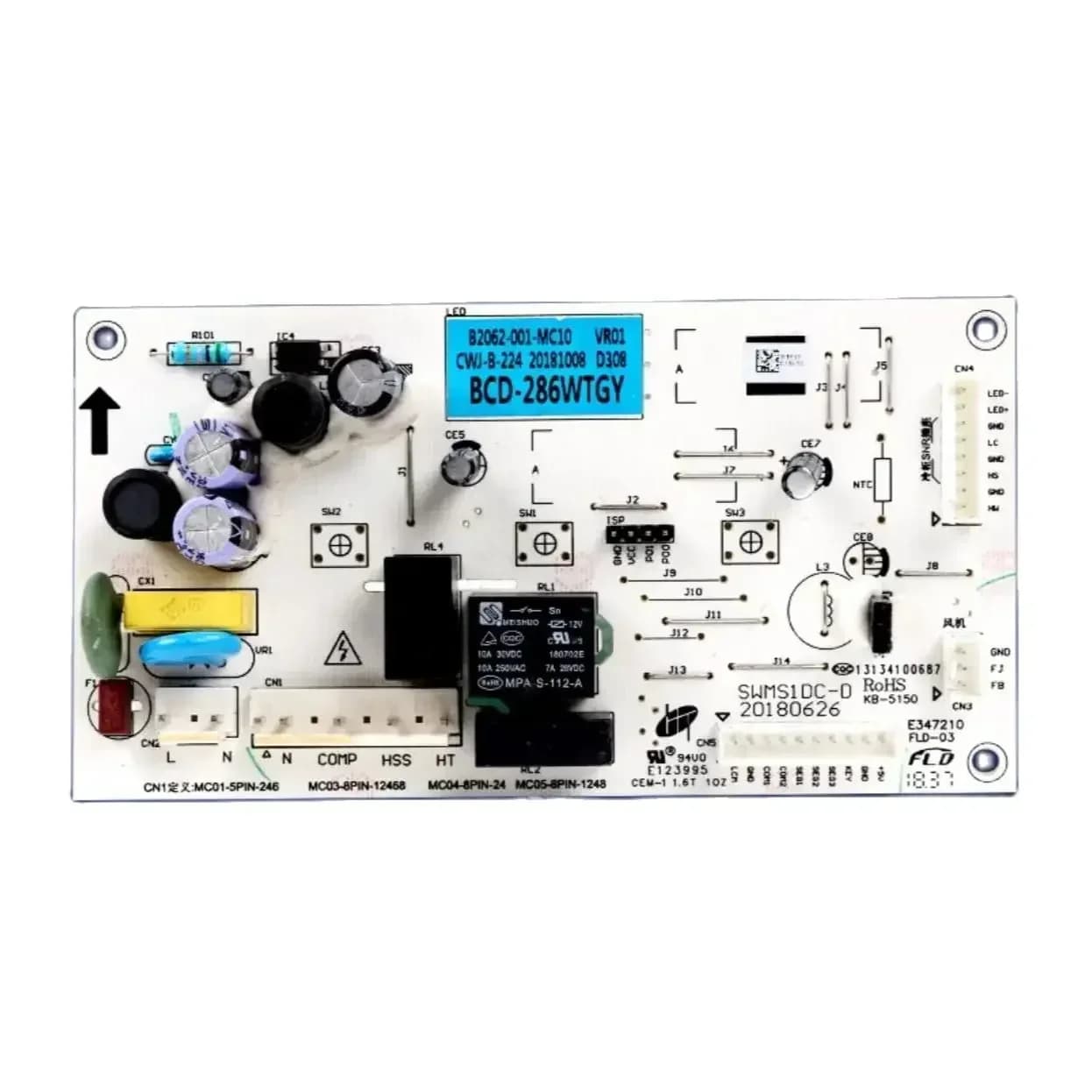 TuyaNew Per Skyworth Frigorifero Computer di Bordo B2062-001-MC10 PartAlexa Google Assistant