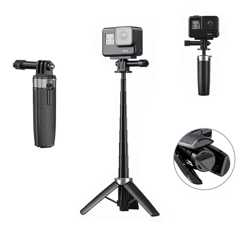 Compatibile con il mini treppiede DJI Pocket 3, supporto portatile per selfie stick per fotocamera sportiva DJI Action 5/4