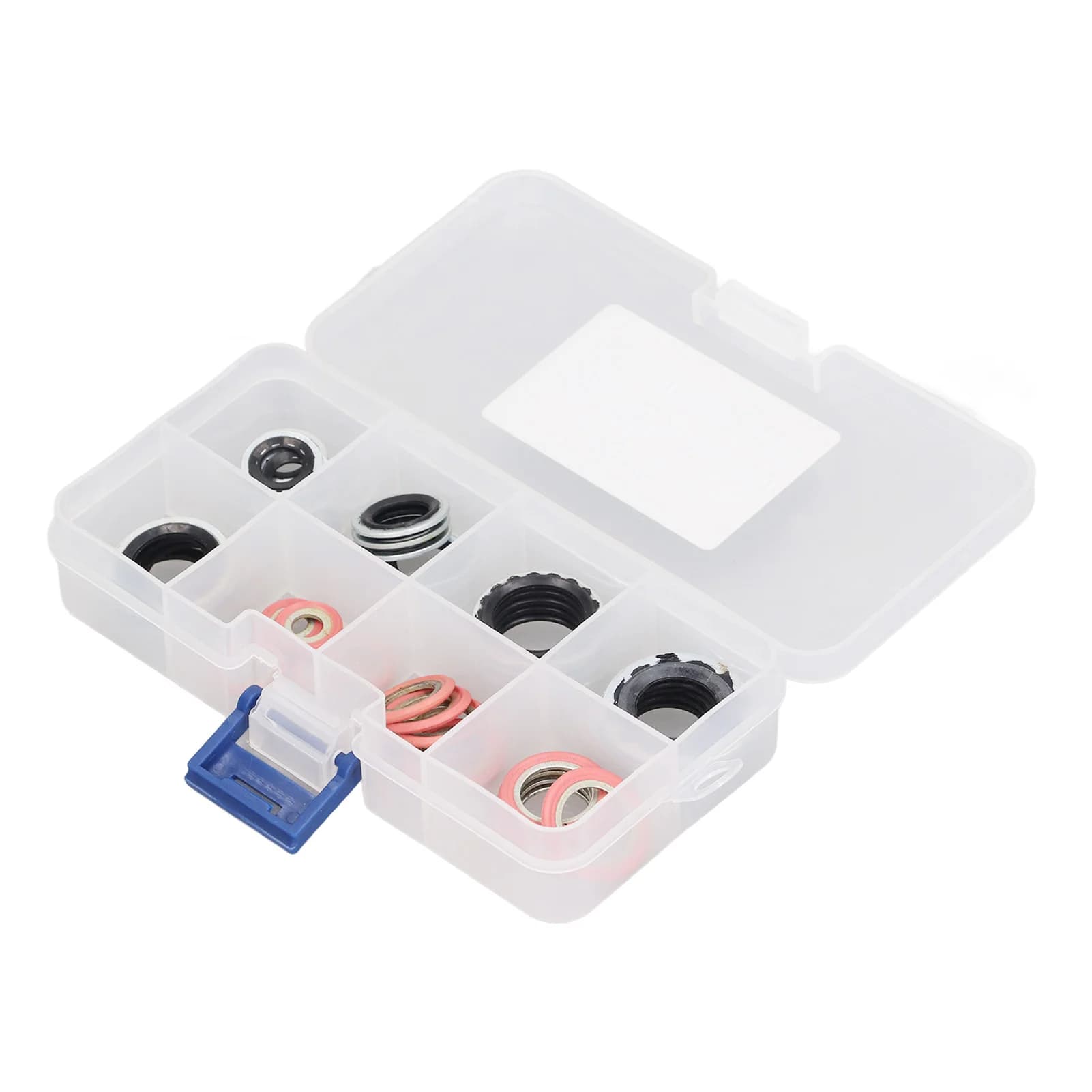 40PCs Air Conditioner System Seal O Ring Air Conditioning Gasket Kit AC Compressor Port Seal Washer Kit