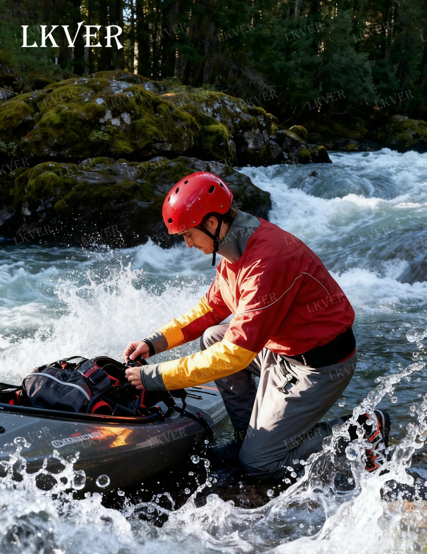Kayak da uomo Drysuit surf Kayak Rafting swimming Stand Up Paddle Dry Suit impermeabile traspirante multiplo colore