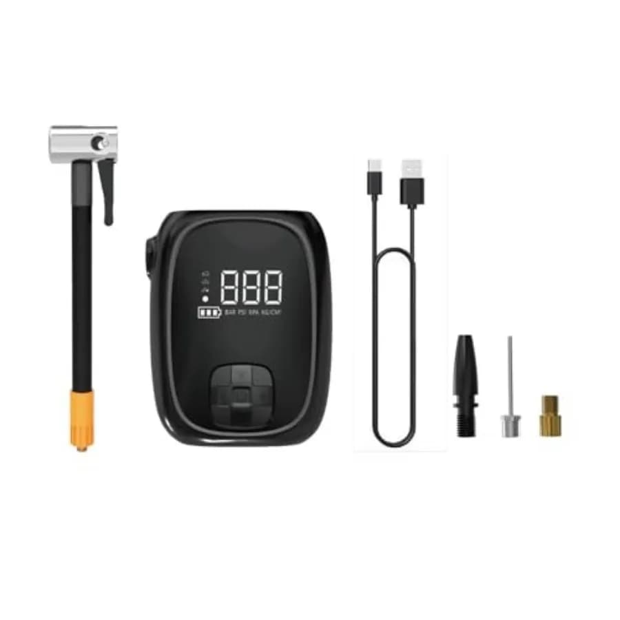 ePump: Gonfiatore Portatile per Pneumatici con Pompa d'Aria Intelligente per Gonfiaggio Rapido e Semplice di Auto, Moto, Biciclette e Altro