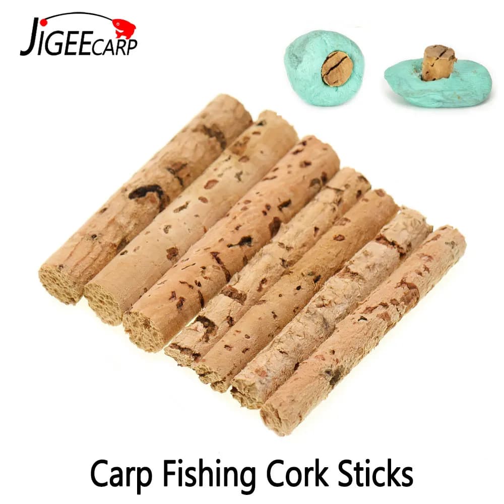 10 pz 6mm 8mm Pesca Alla Carpa Bastoni di Sughero Legno Galleggiante Bastoni Carpa Esca Esche Granulari All'aperto Attrezzatura Da Pesca Alla Carpa accessori