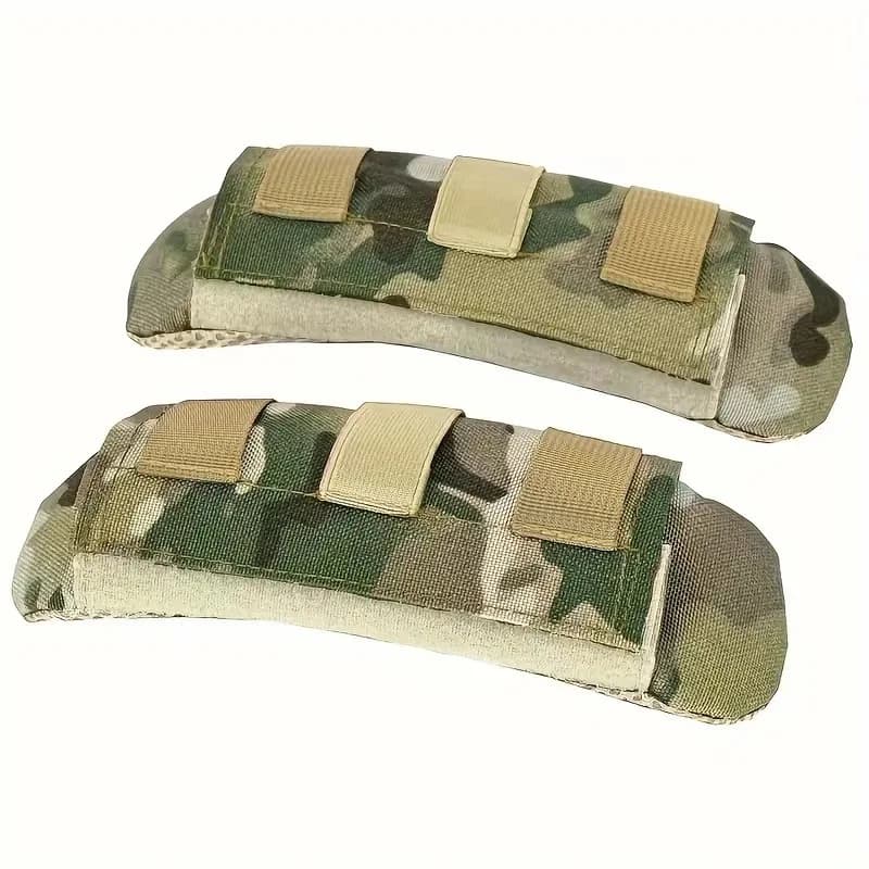 2PC Vest Shoulder Strap Pad Comfort Cushion Nylon Mesh Protect Pads Tactical Molle For FCPC/JPC Hiking Backpack Accessories