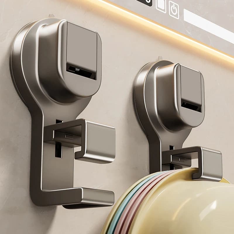 Nuovo Gancio a Ventosa da Parete per Lavabo, Supporto per Lavabo, Gancio Portaoggetti per Bagno e Cucina