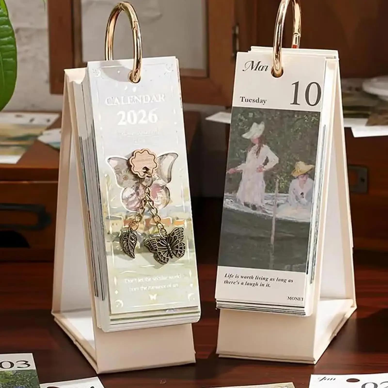 2026 Calendario da tavolo Daily Tear Off Page Office Desktop Organizer Planner Pad Programma Memo Blocco note per forniture per ufficio domestico
