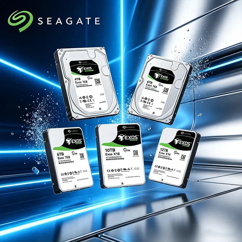 For Seagate IronWolf pro 3.5\" SATA HDD OEM Recovery Service Included 7200RPM Hard Drive Enterprise NAS RAID Drive 4TB-16TB