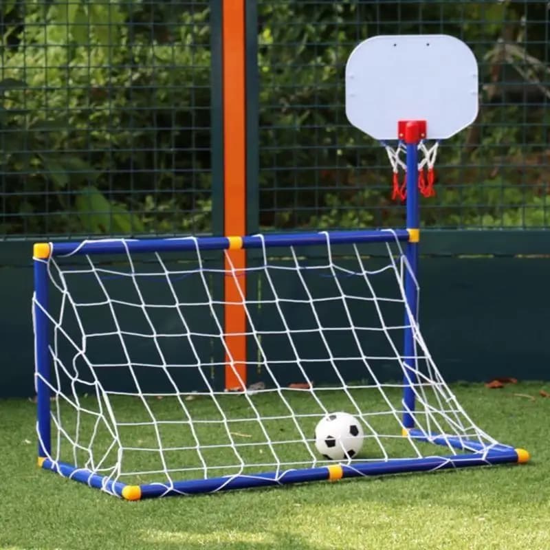 31BE Porta da calcio per sport all aperta Tuta due in Supporto da basket per ragazzi e ragazze Porta da calcio in