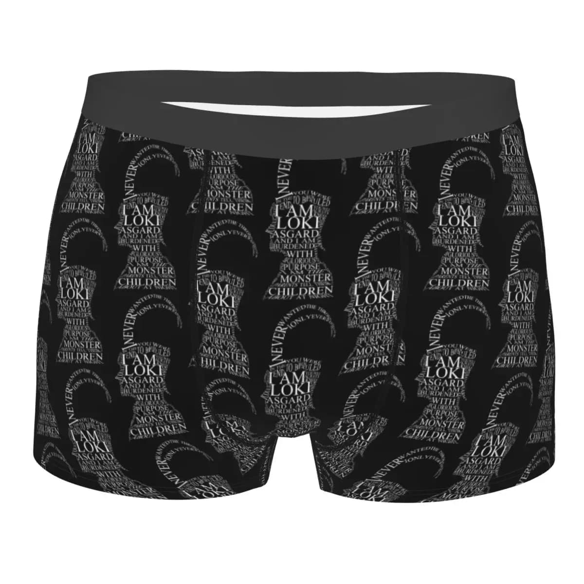 Boxer da uomo personalizzati Loki Movie, mutande stampate in 3D, slip elasticizzati