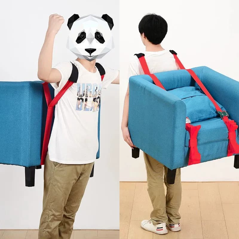 Adjustable Moving and Lifting Straps for One Person, Single Lifting and Moving Belt for Bulky Objects for Home Office Company